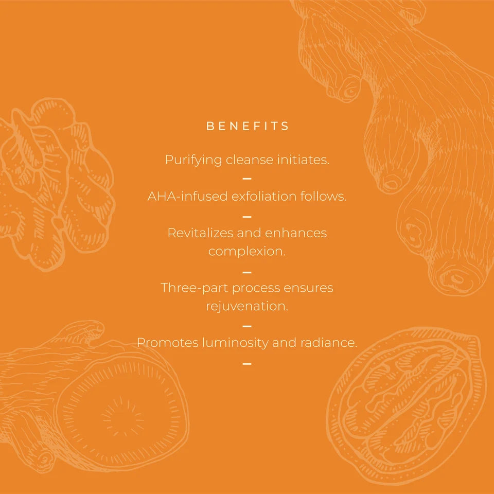 Kanpeki - Ginger & Walnut Facial Kit