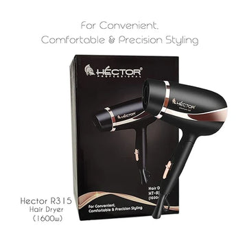 HECTOR PROFESSIONAL  HAIR DRYER -1600 WATT (1 YEAR GUARANTY)