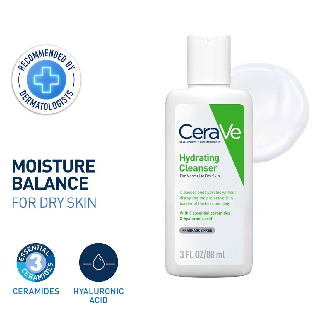 Cera Ve - Hydrating Cleanser For Normal To Dry Skin (88ml)
