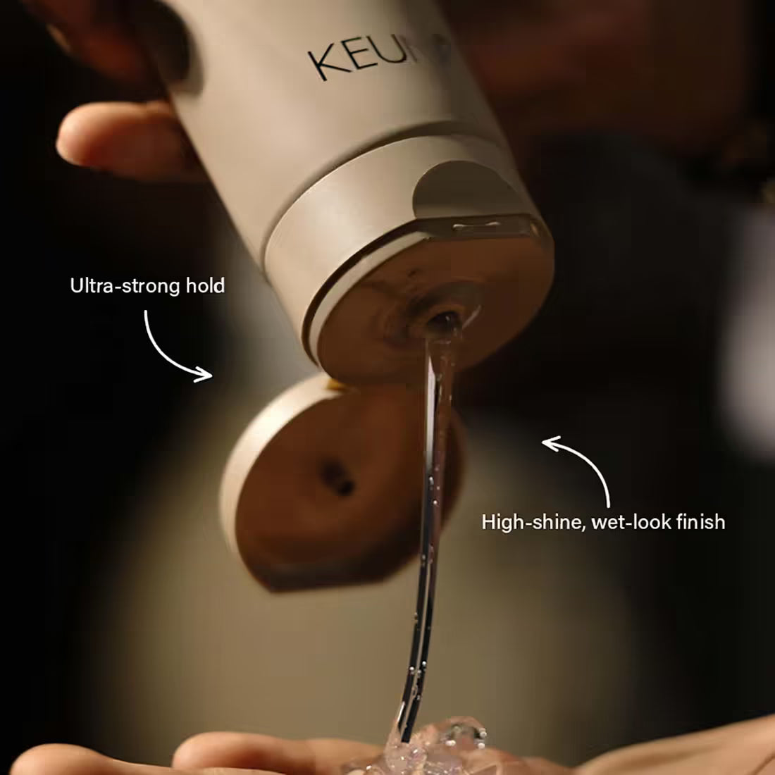 Keune - The Rock Strong High Shine Hair Gel (200ml)