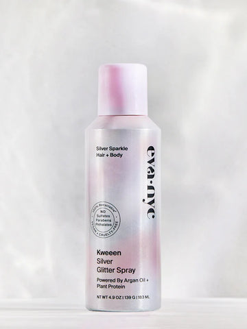 Kweeen Silver Glitter Spray 183 ML