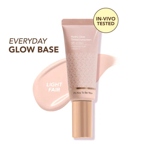 Kay Beauty Hydra Glow Tinted Sunscreen SPF 40 PA++ with Hyaluronic Acid & Vitamin C