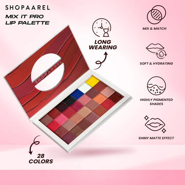 Shopaarel - Mix it Pro Lip Palette ( 28 Shades)