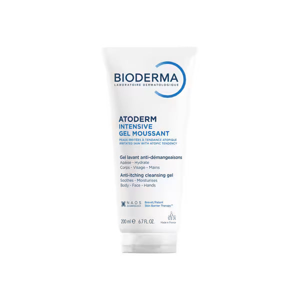 Bioderma - Atoderm Intensive Gel Moussant Ultra-soothing Gel, Very Dry To Atopic Skin (200mL)