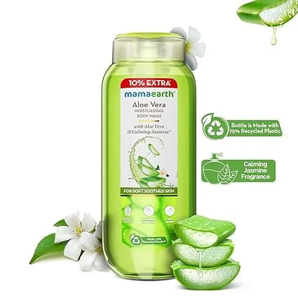 Mamaearth – Aloe Vera Moisturizing Body Wash (275ml)