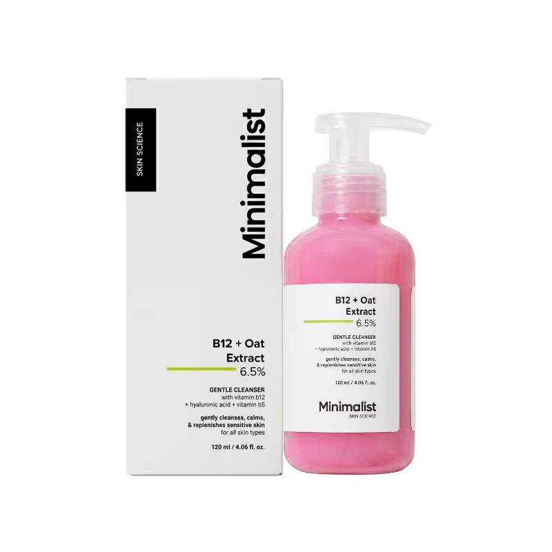 Minimalist - B12 + Oat Extract 6.5% Gentle Cleanser (120ml)