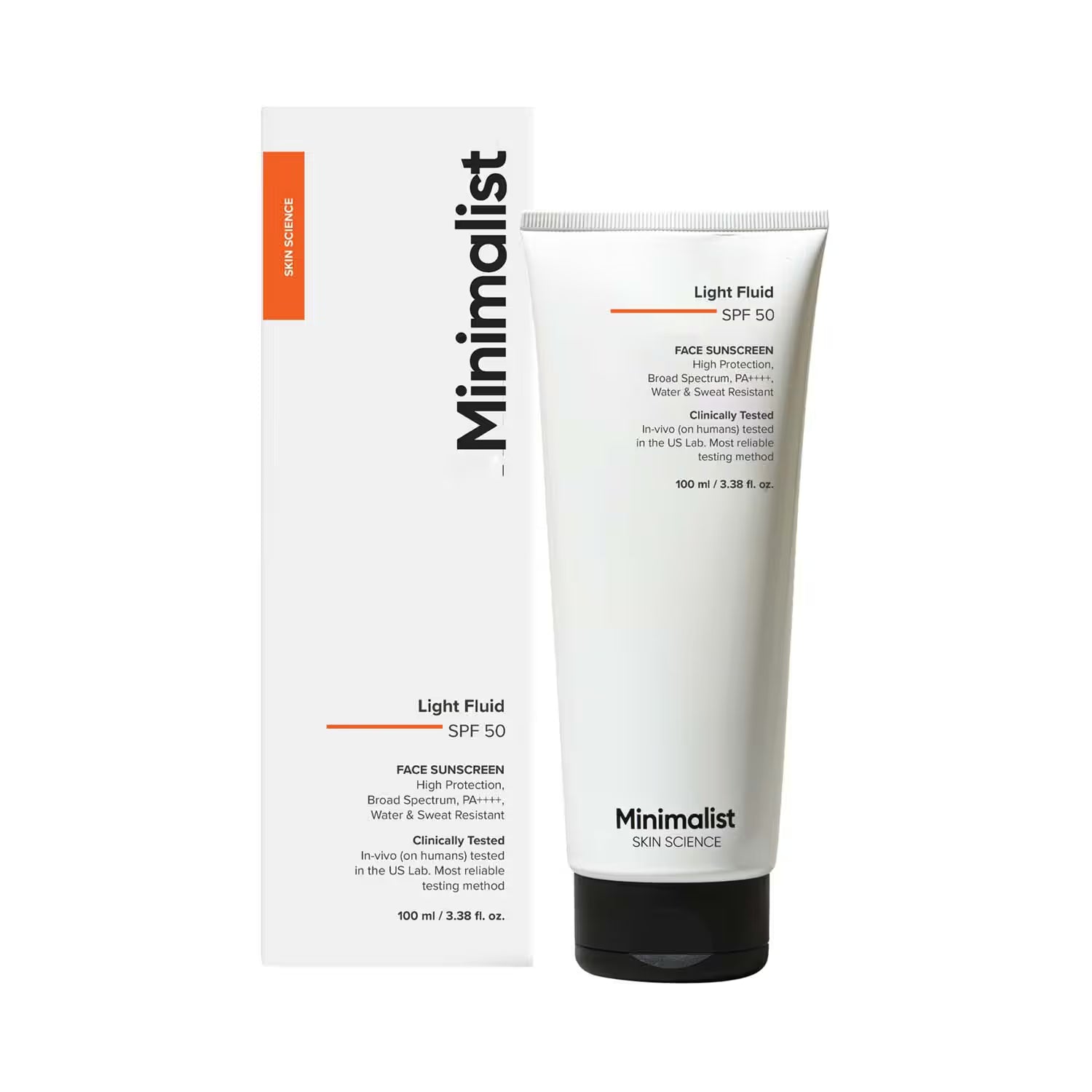 Minimalist - Light Fluid SPF 50 Face Sunscreen (100ml)