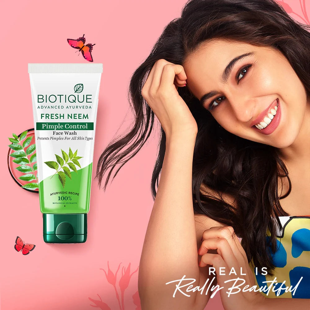 Biotique - Fresh Neem Pimple Control Foaming Face Wash (150ml)