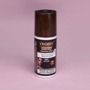 Vagmine - Instant Root Concealer Spray (Dark Brown) Hair Spray (100ml)