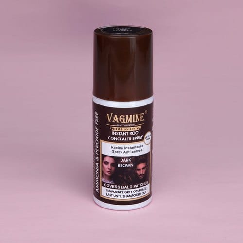 Vagmine - Instant Root Concealer Spray (Black) Hair Spray (100ml)