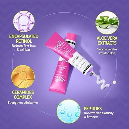 Chemist At Play – 0.1% Encapsulated Retinol +Multi Peptide + Vitamin E Night Cream (30g)