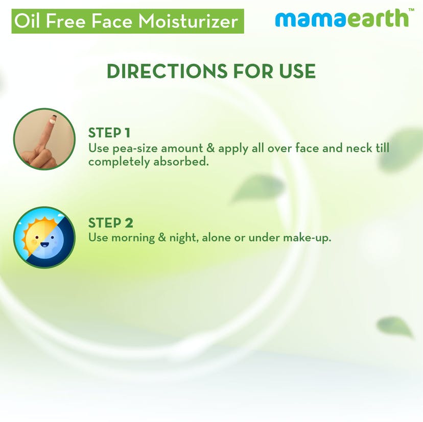 Mamaearth Oil-Free Face Moisturizer for Acne-Prone Skin, (80mL)