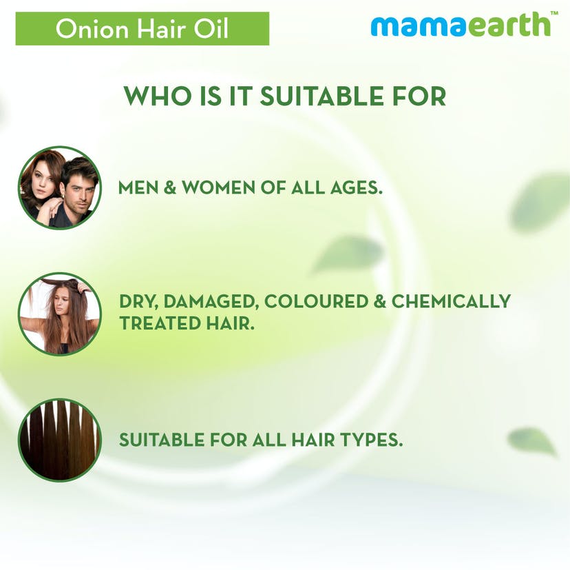 Mamaearth - Onion Hair Oil for Hair Regrowth & Hair Fall Control