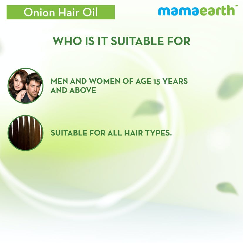 Mamaearth - Onion Hair Oil for Hair Regrowth & Hair Fall Control