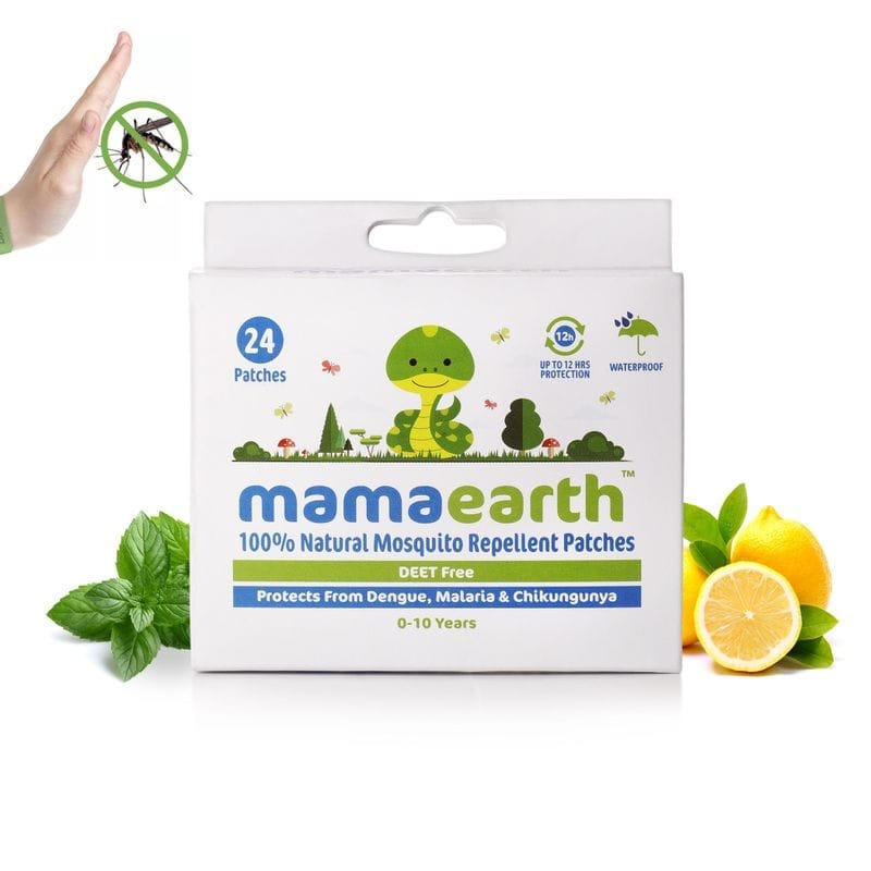 Mamaearth - Natural Repellent Mosquito Patches for babies with 5 hour protection (24Pcs)