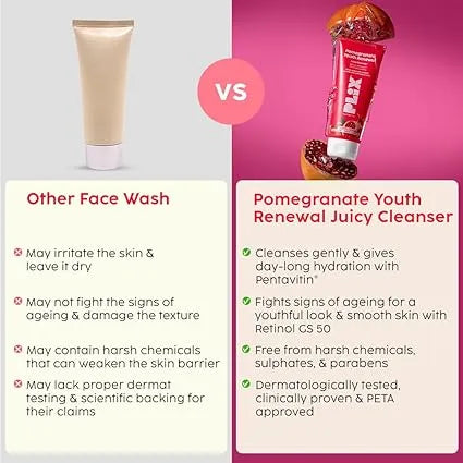 Plix – Pomegranate Youth Renewal Juicy Cleanser (100ml)