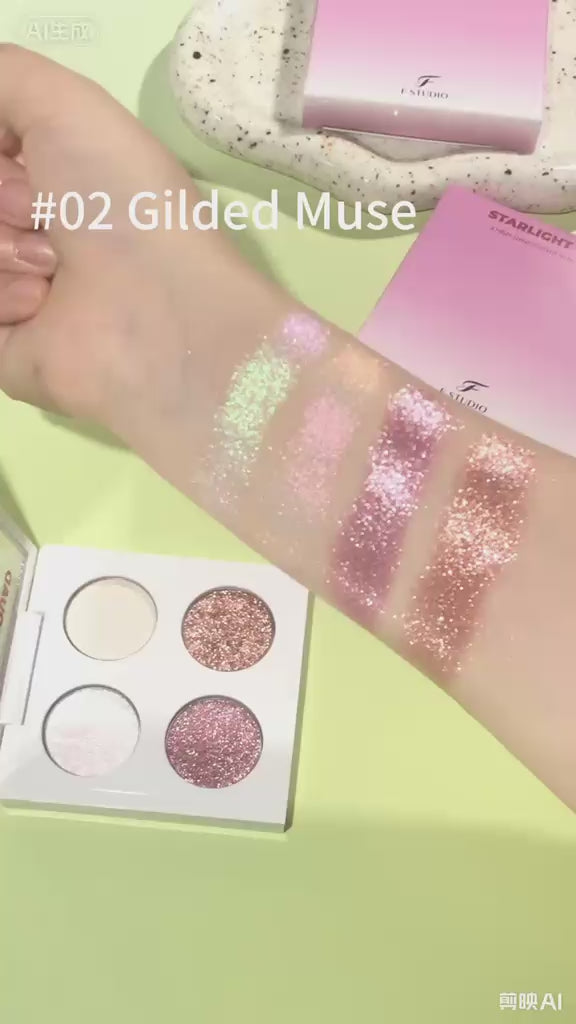F Studio Gliter Eyeshadow Pallete