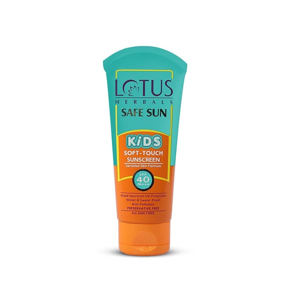 Lotus Herbals - Safe Sun Kids Soft - Touch Sunscreen Spf 40 PA+++ (80g)