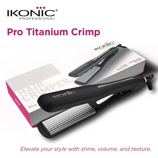 Ikonic Professional - Pro Titanium Crimp 1.5" Wide Floating Plates