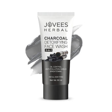 Jovees - Charcoal Detoxifying Face Wash 3 In 1 (120ML)