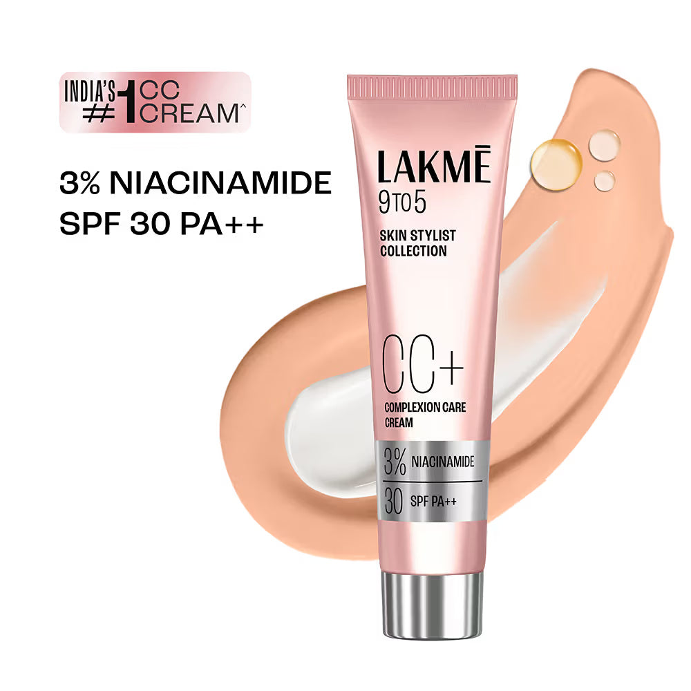 Lakme - 9 to 5 CC+ Complexion Care Cream with 30 SPF PA++