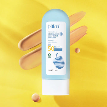 Plum - Rice Water & Niacinamide Sheer - Tinted Sunscreen Spf 50 PA++++ (50g)