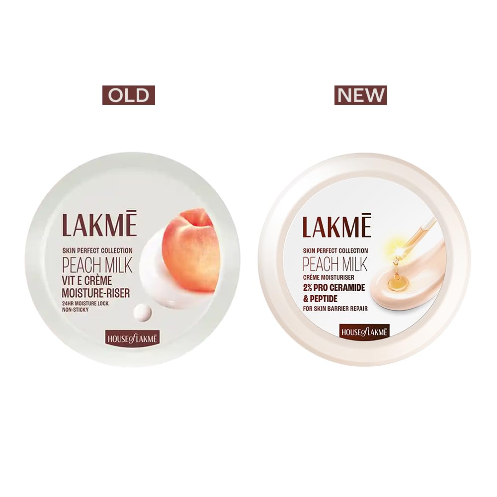 Lakme - Peach Milk Creme Moisturiser 2% Pro Ceramide & Peptide (200g)