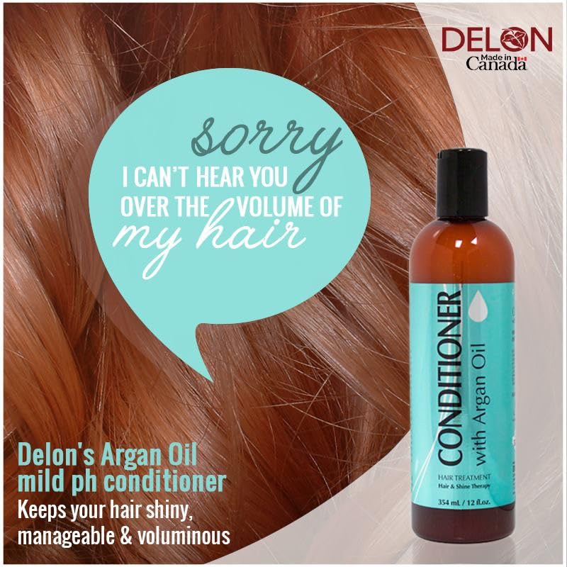 Delon+ - Conditioner With Argan Oil (354ML)