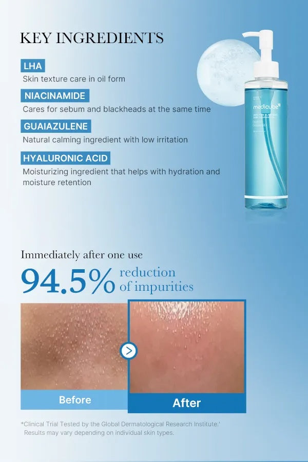 Medicube - Zero Pore Blackhead Deep Cleansing Oil (205ML)