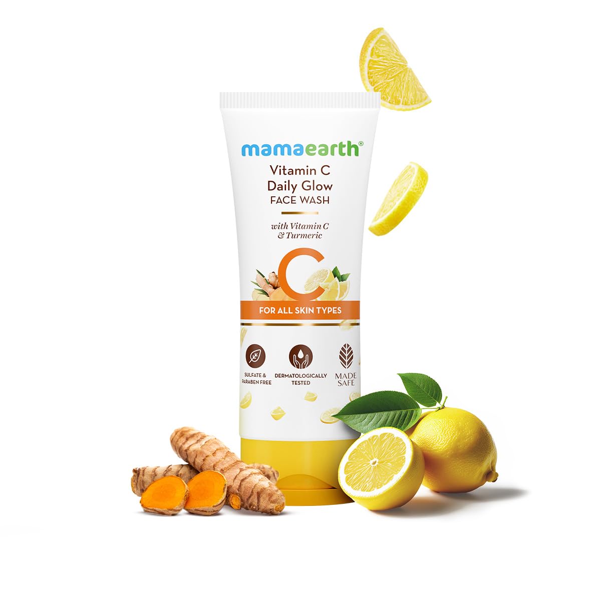 Mamaearth - Vitamin C Daily Glow Facewash With Vitamin C & Turmeric (150ML) [Buy 1 Get 1 Free]