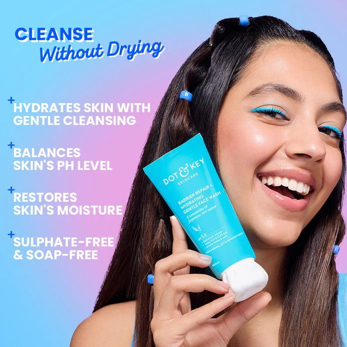Dot & Key - Barrier Repair+ Hydrating Gentle Face Wash ph5.5 (175ML)