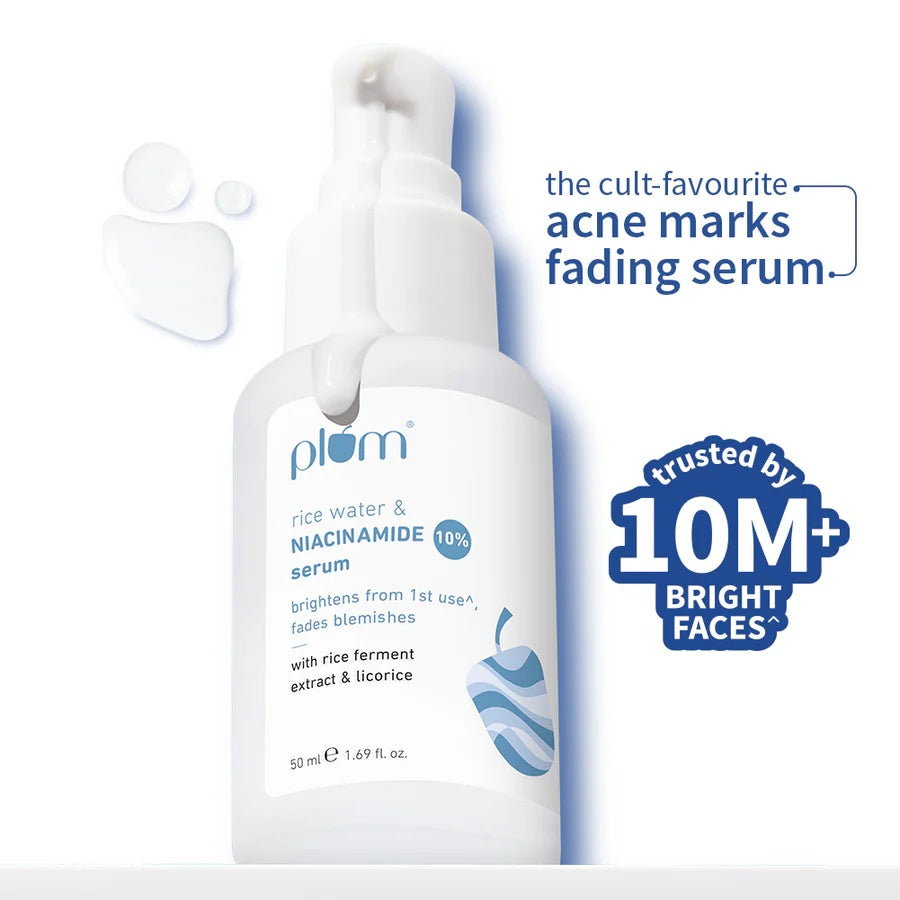 Plum - Rice Water & Niacinamide Serum 10% (50ML)