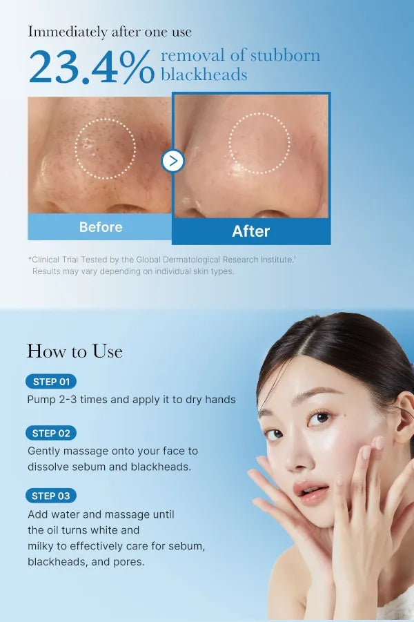 Medicube - Zero Pore Blackhead Deep Cleansing Oil (205ML)