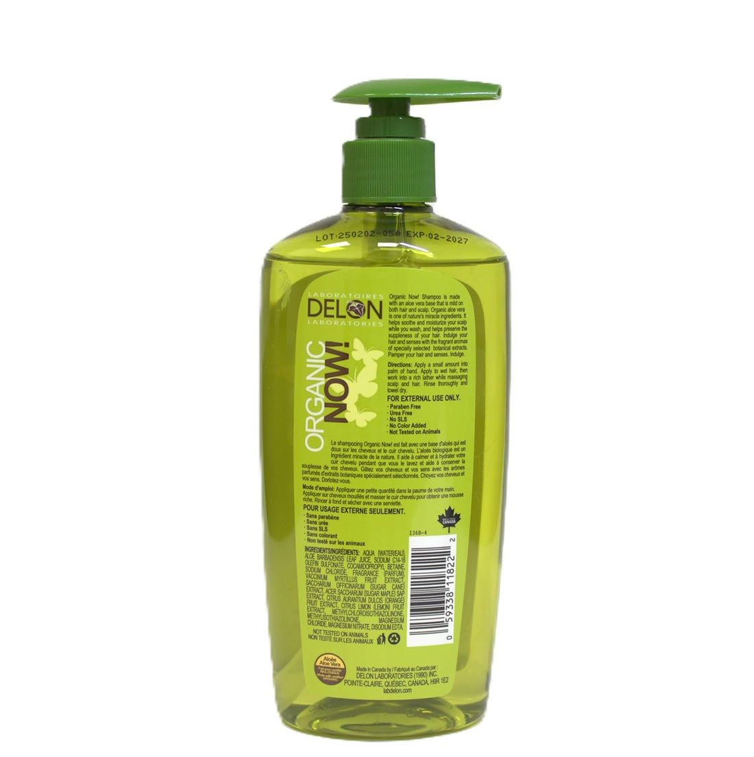 Delon - Organic Now! Shampoo (325ML)