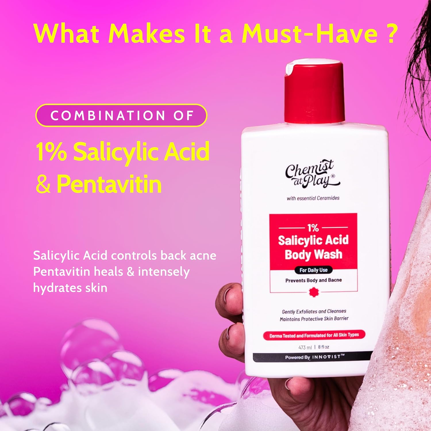 Chemist At Play - 1% Salicylic Acid Body Wash (473ML)