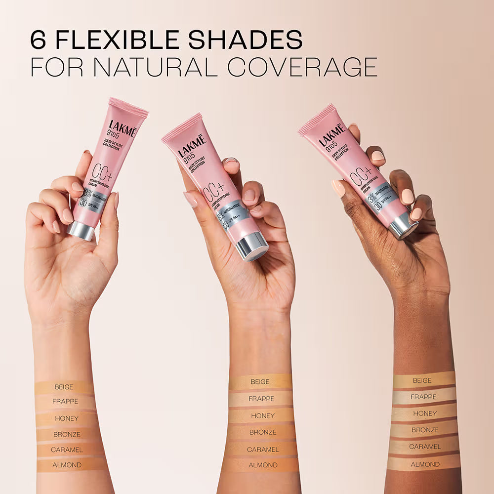 Lakme - 9 to 5 CC+ Complexion Care Cream with 30 SPF PA++