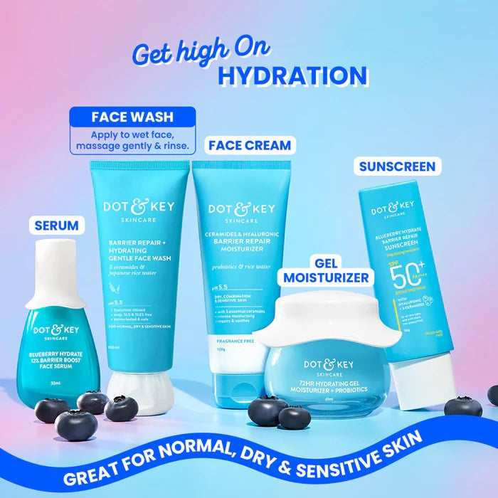 Dot & Key - Barrier Repair+ Hydrating Gentle Face Wash ph5.5 (175ML)