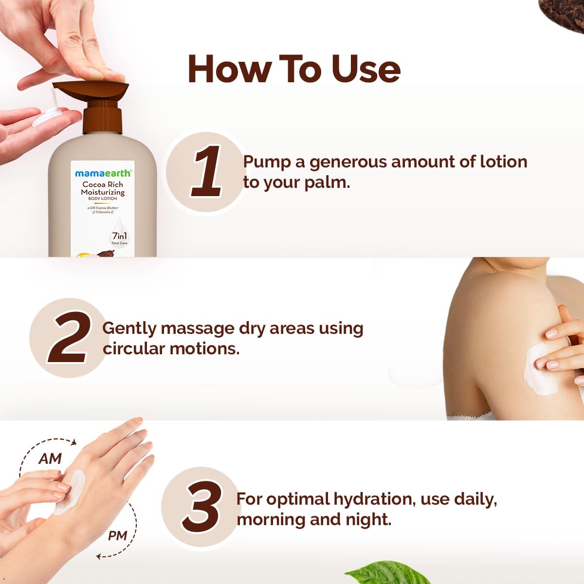 Mamaearth - Cocoa Rich Moisturizing Body Lotion (400ML)
