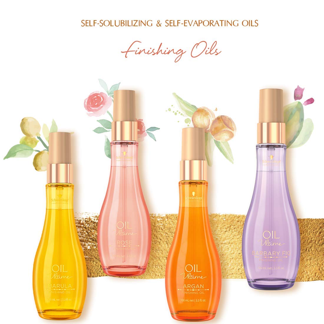 Schwarkopf - Oil Ultime Rose Finishing Oil For Fine Hair (100ML)