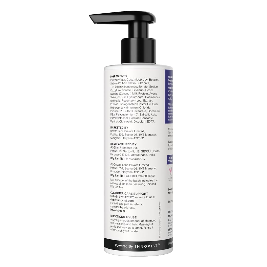 Bare Anatomy - Rosemary & Coconut Milk Hydrating Shampoo (200ML)