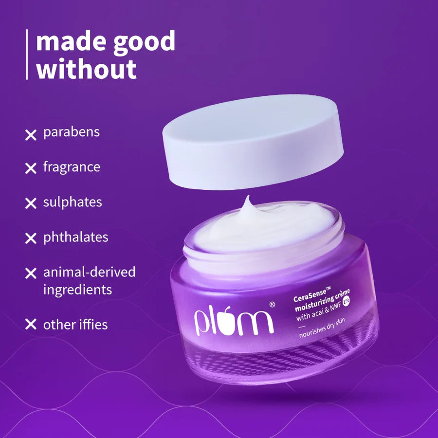 Plum - Cera Sense Moisturizing Creme With Acai & NMF 1% (50g)