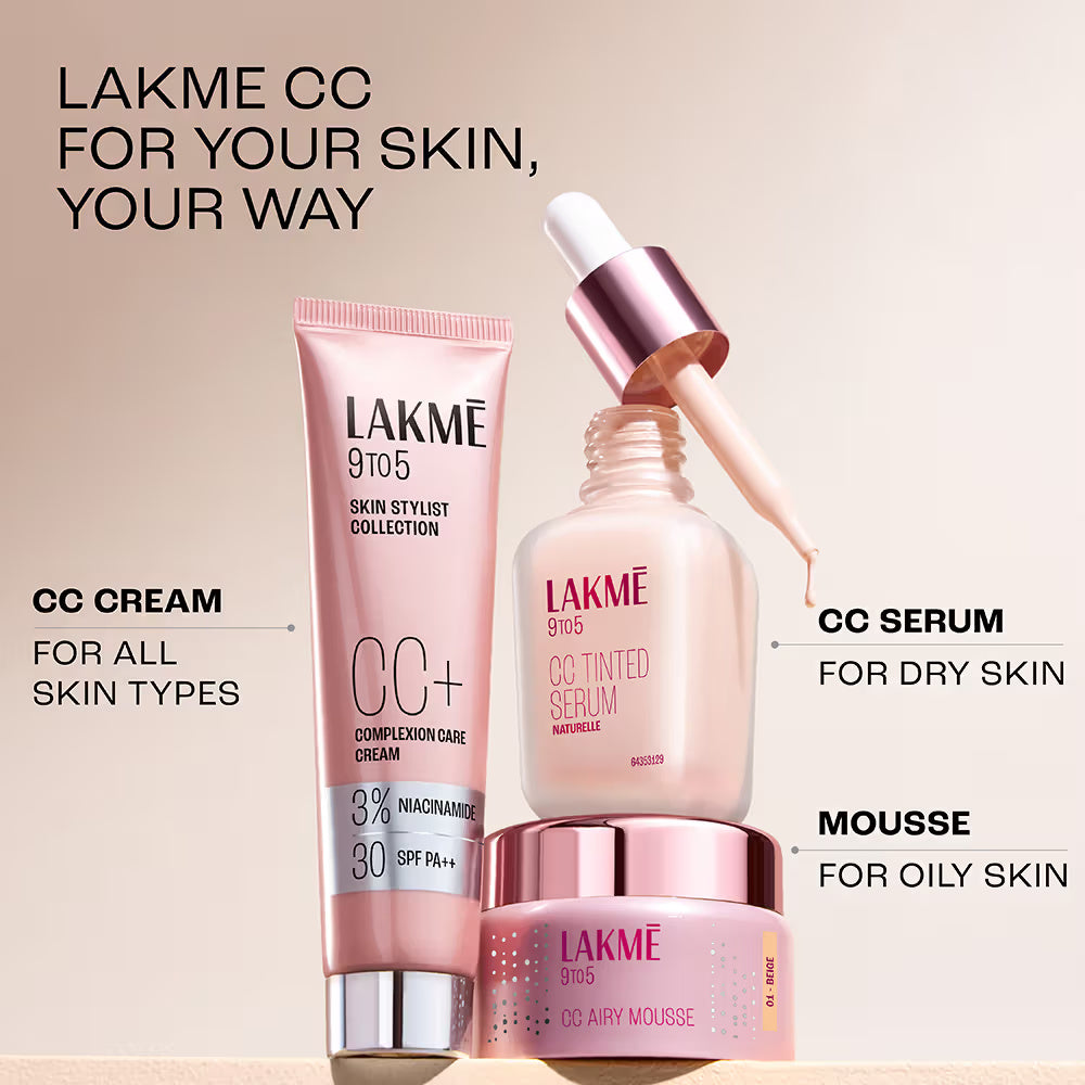 Lakme - 9 to 5 CC+ Complexion Care Cream with 30 SPF PA++