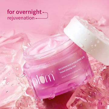 Plum - Bulgarian Rose & Hyaluronic Acid Frosted Sleeping Mask (50g)