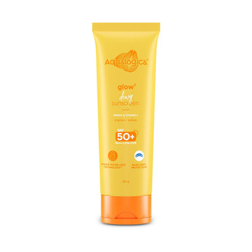 Aqualogica - Glow+ Dewy Sunscreen Papaya & Vitamin C Spf50+ (125g)