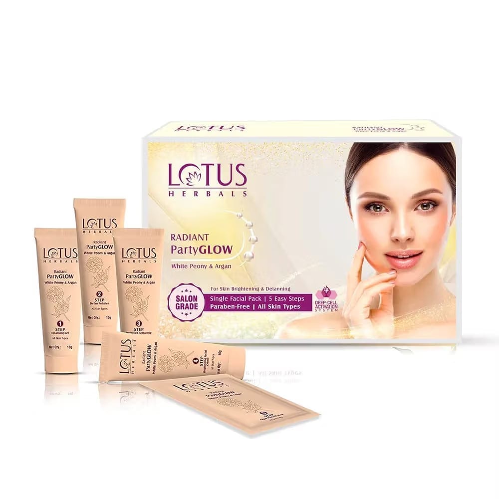 Lotus Herbals - Radiant Party Glow White Peony & Argan 4 In 1 Facial Pack