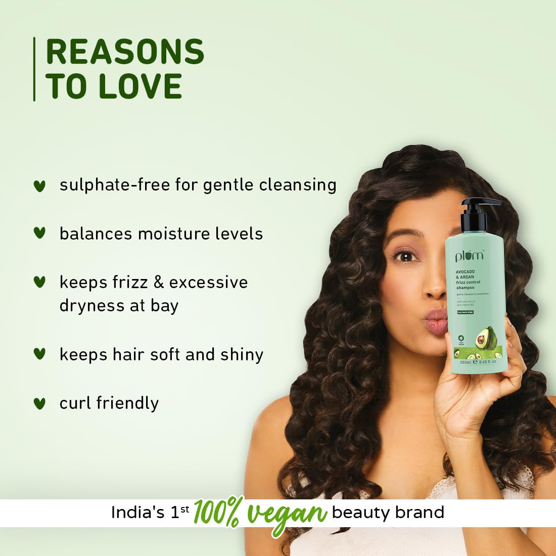 Plum - Avocado & Argan Frizz Control Shampoo (250mL)