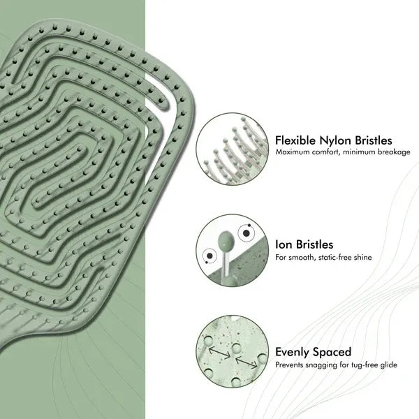 Ikonic Me – Eco Labyrinth Paddle Brush (IKM-3017)