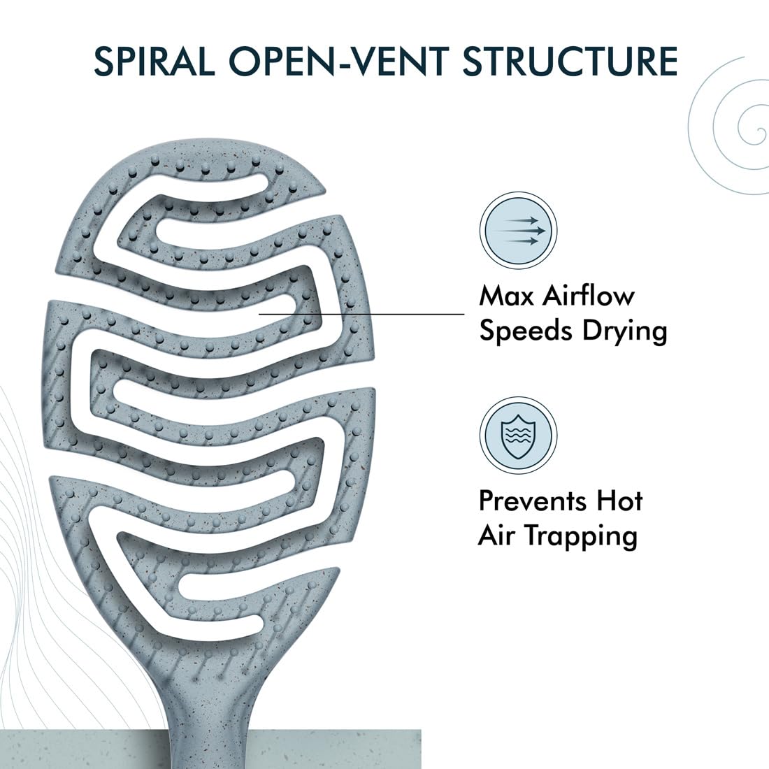 Ikonic Me – Vent Brush Spiral Design (IKM-2119)