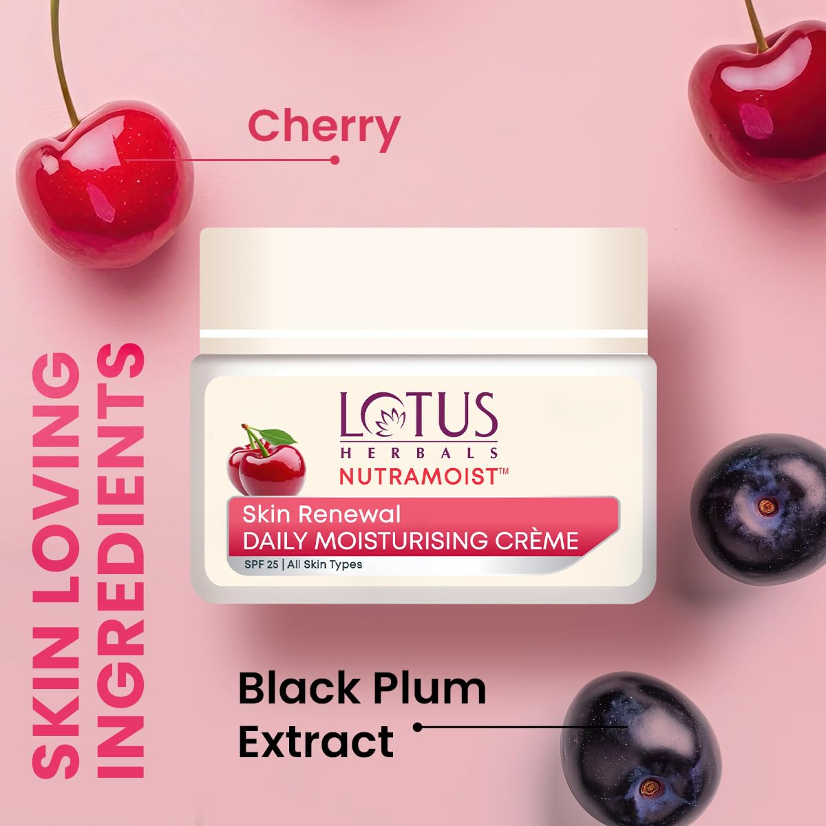 Lotus Herbal - Nutramoist Skin Renewal Daily Moisturising Creme Spf-25 (50g)