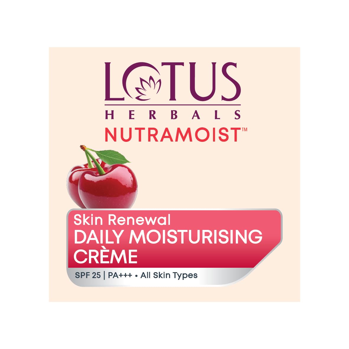 Lotus Herbal - Nutramoist Skin Renewal Daily Moisturising Creme Spf-25 (50g)